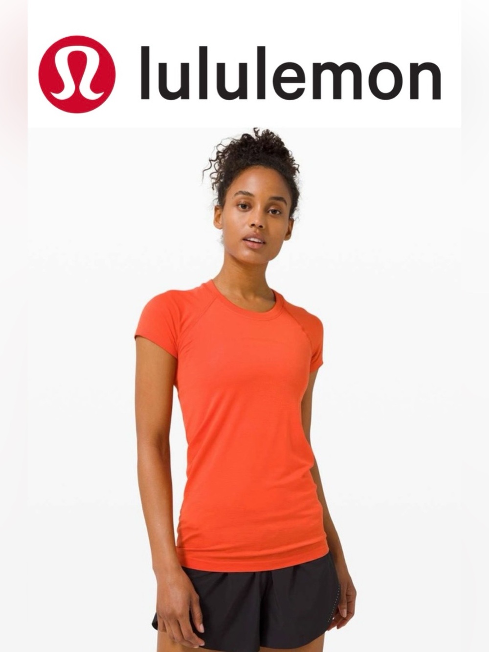 🧡LULULEMON Short Sleeve Orange Tee🧡